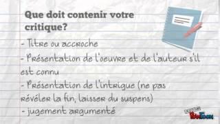 La critique littéraire