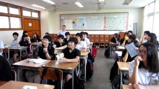 My attempt at a self-introduction at a Korean High School