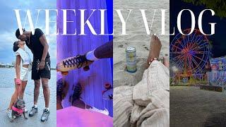 WEEKLY VLOG SKATING+BRUNCHAHOLICS+FAMILY BEACH DAY+PENN'S LANDING!