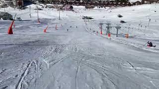 Ski in Pragelato 2022 (Oren downhill)