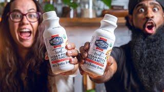 Can Liquid Cheese Be Good? | Miyokos Liquid Mozzarella Review & Taste Test