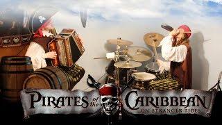 Pirates of The Caribbean - Soundtrack cover by Patrik & Simon with blast beat