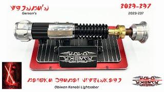 Gerson's "High Ground" Obiwan Kenobi Neopixel Lightsaber with Proffie and Crystal Chamber