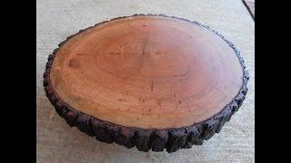 Making a Rustic Wooden Table Centerpiece