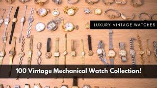 100 Vintage Mechanical Wrist and Pocket Watches Collection | Online Vintage Watch Shop All for Sale