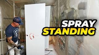 Effortless Door Spraying with the New PaintLine PSDRID Tool | Airless Sprayer Standing Technique