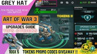 Art Of War 3 Upgrade Guide || Art Of War 3 Beginner's Guide