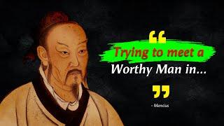 Mencius Inspirational  Quotes | MENCIUS Famous Quotes and Sayings