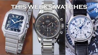 This Weeks Watches - Omega Speedmaster '57, Santos de Cartier, IWC, Panerai & More... [Episode 25]