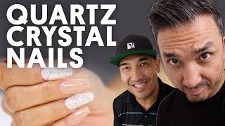 QUARTZ CRYSTAL NAILS (ACRYLIC NAILS) - VLOG 154