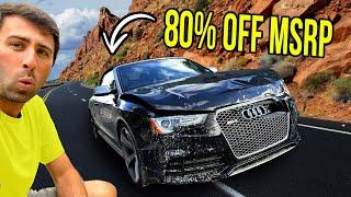 Rebuilding A Wrecked Audi RS5 That Was 80% Off MSRP | Part 1