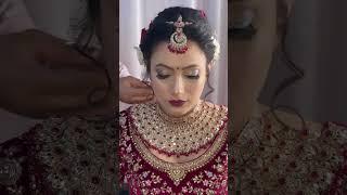 How to ready full bride look , bridal ko kse ready kre ?