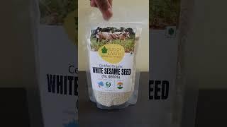 Bliss Of Earth Organic White Sesame Seeds Review Shorts #youtubeshorts #amazon #shorts