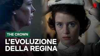 La REGINA ELISABETTA II dal Prima alla Sesta stagione di THE CROWN | Netflix Italia