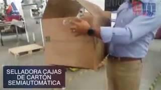 Selladora de Cajas de Cartón Semiautomática