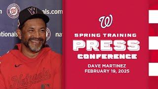 Dave Martinez Spring Training Press Conference