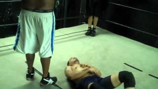 Sean giving out a beat down 3( Pro Wrestling School)