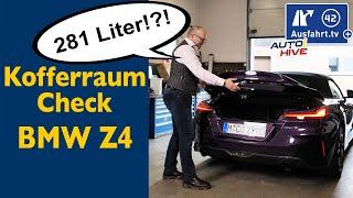 Kofferraum-Check: BMW Z4 (G29) - was passt in den Kofferraum? Fahrrad? Leiter? Koffer? Taschen?