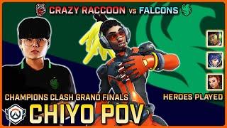 [ ChiYo POV + Cam ] Crazy Raccoon vs Team Falcons | Grand Finals | Champions Clash