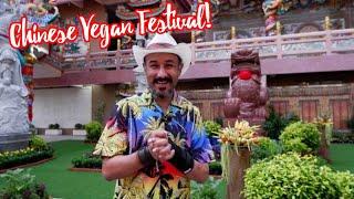 The Biggest Chinese Vegan Festival in Chonburi, Thailand!