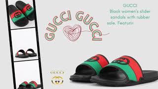 GUCCI Interlocking GG Women's Slider Sandals