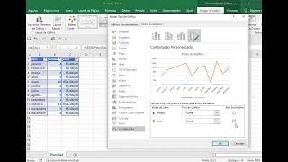 como criar gráficos com 3 variáveis no Excel