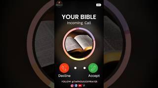 When the Bible calls… Answer; It’s a divine invitation. Psalm 119:105 #TMPhop #BibleCalling #Phone