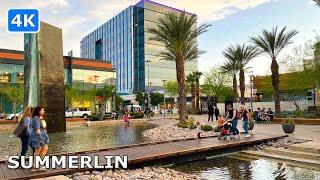 [4K] Walking Tour of Downtown Summerlin, Las Vegas, Nevada