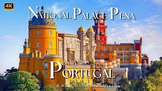 Flying Over National Palace of Pena Portugal Video Made with Google Earth Studio #castle #palace #4k