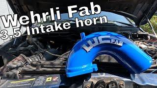 Wehrli Fab High flow intake install on 5.9 Cummins