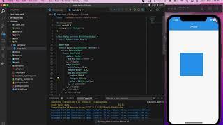 Center Widget in Flutter Using VS code.