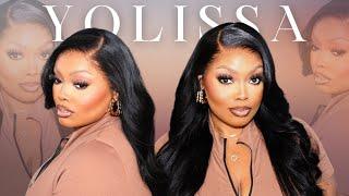 MOST NATURAL PRE CURLED HD FRONTAL WIG INSTALL FOR BEGINNERS | YOLISSA HAIR & MsCreativeDiva