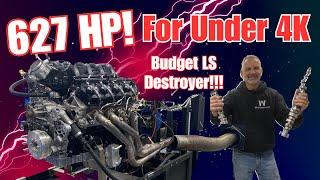 Junkyard 627 HP for under $4,000! | Project Homegrown Budget LS Destroyer Part 1