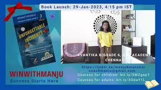 WinWithManju: Book Launch of Unforgettable Incidents - Video by Avantika