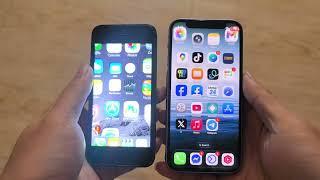 iOS 26 vs iOS 8 DESIGN