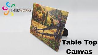 Table Top Canvas Prints with Easle Back