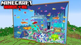 I Built an AQUARIUM in Minecraft Hardcore