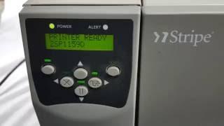 Zebra Stripe S4M Thermal Label Printer test closer look