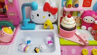 19 minutes Satisfying with Unboxing Hello Kitty Mini Kitchen and Appliances | ASMR (no music)