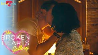 Nick and Lucy Kiss Inside The Secret Bar | The Broken Hearts Gallery | Love Love