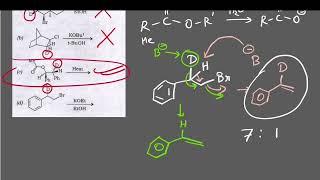 Q)93 ‖ Which reaction will NOT produce a Deuterated Major Product ‖ PYQ