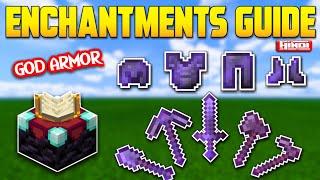 Best Enchantments For All Armor and Tools/Items in Minecraft (Hindi)