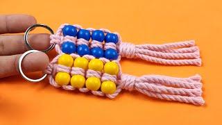 Super Easy Paracord Lanyard Keychain | How to make a Paracord Key Chain Handmade DIY Tutorial #48