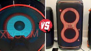 JBL PartyBox STAGE 320 vs LG XBOOM RNC9 HIGH POWER BASS BATTLE 