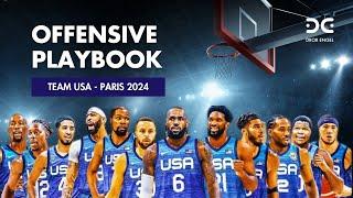 USA BASKETBALL | PARIS OLYMPICS 2024 | OFFENSIVE PLAYBOOK