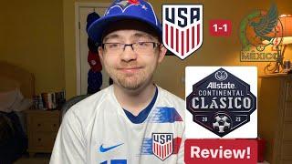 RSR5: United States 1-1 Mexico 2023 Continental Clasico Review!