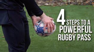 How to get POWER in your Rugby Passing   In 4 easy Steps!