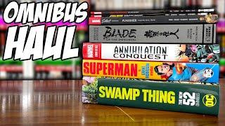 Omnibus COMIC BOOK Haul | Superman | Swamp Thing | Annihilation Conquest and more!