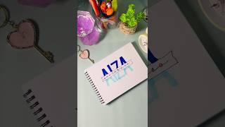 Colorful Name Lettering ideas️#handlettering #lettering #calligraphy #shorts
