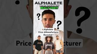 Alphalete’s Supplier And Cost Revealed ! #manufacturing #sourcing #alphalete